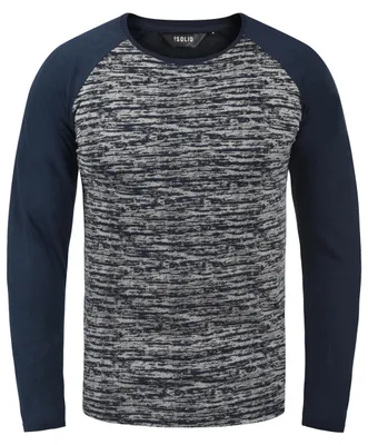 Produktbild von SOLID SDMevan Herren Longsleeve Langarmshirt Shirt im Baseball-Look