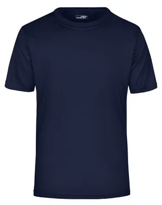 Immagine prodotto di James and Nicholson - T-shirt "Active" da uomo LT2657 (XXL) (blu navy)