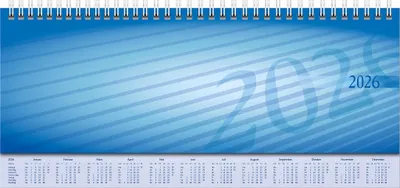 Image de rido idé Calendrier de bureau "Séquence" 2026 bleu