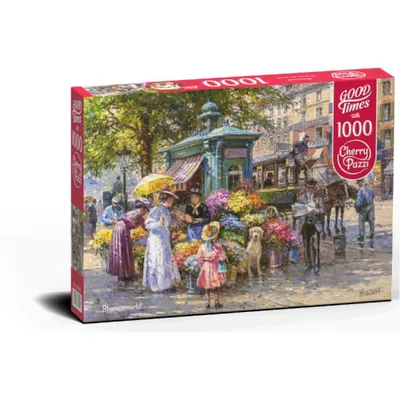 Image de Puzzle 1000 pièces Blumenmarkt 30226 Cherry Pazzi