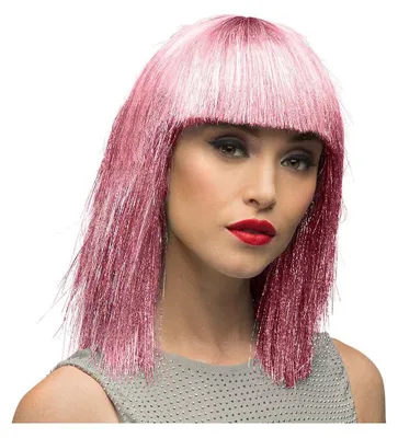 Image de Perruque rose folle pour femmes
