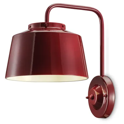 Produktbild von Wandleuchte Vintage 50'S Ferro E Ceramica Bordeaux 1 Luce E27