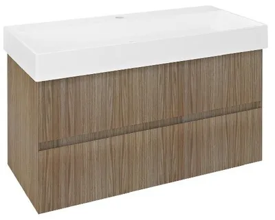 Image de Sapho Filena - Savonnier, 950x515x430 mm, 2 tiroirs, chêne FID1210D