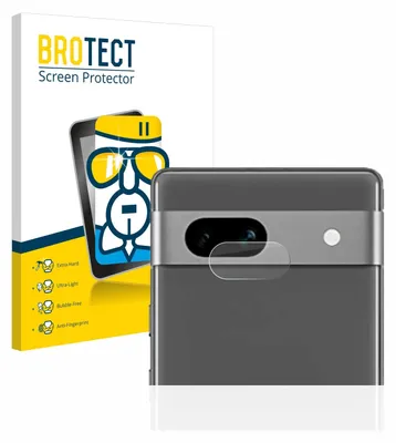 Produktbild von BROTECT Schutzglas für Google Pixel 7a (NUR Kameraschutz) Schutzfolie Panzer Folie Glas Display Schutz klar