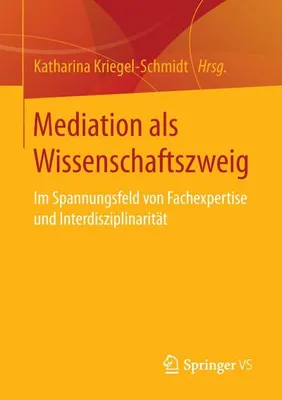 Produktbild von Mediation als Wissenschaftszweig