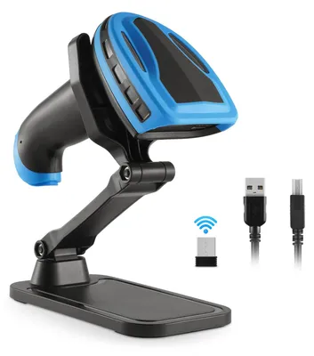1D Laser-Barcodescanner, draadloos 2,4 GHz & USB, 2000 mAh