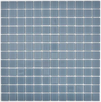 Produktbild von Mosaikfliese Transluzent Glasmosaik Crystal grau BAD WC Küche WAND MOS63-0202