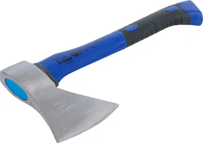 Image de BGS TECHNIC Hachette universelle 3801, avec manche en fibre de verre, bleu/noir