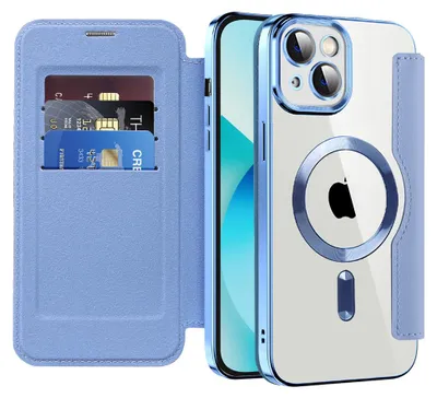 Obrázok produktu pre Techsuit - SmartMag Book puzdro na iPhone 13 - svetlomodré