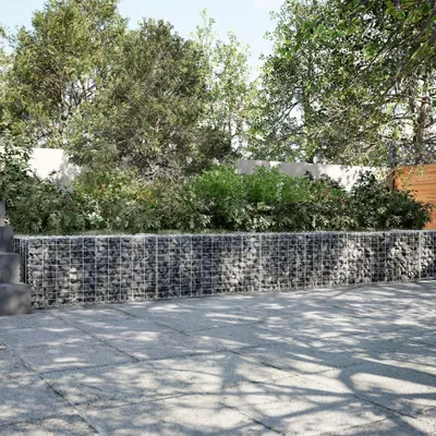 Obrázek produktu pro vidaXL Gabion s víkem 600x50x50 cm Pozinkované železo
