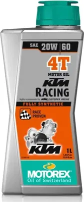 Produktbild von Motorex Ktm Racing 4t 20w60 4l Motoröl Durchsichtig Durchsichtig One Size