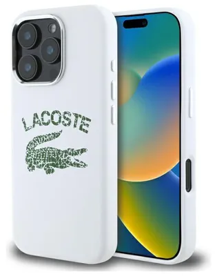 Zdjęcie produktu dla Etui Lacoste do iPhone 16 Pro hardcase MagSafe farine