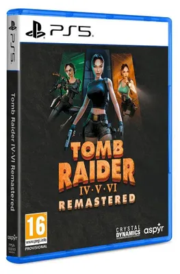 Obrázok produktu pre Hra pre PS5 od CENEGA Tomb Raider IV-VI Remastered s Larou Croft v hlavnej úlohe