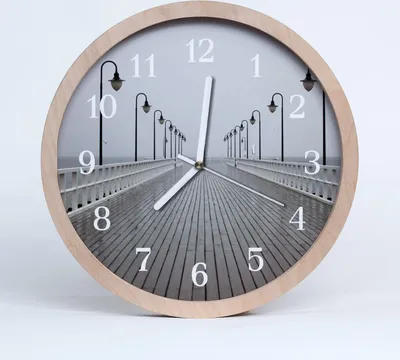 Produktbild von Holzuhr 20fi cm wanduhr - Pier Pier