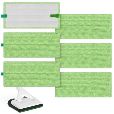 Bodenwischerpads, 6er-Set Mikrofaser, kompatibel mit Kobold SP600/SP600S