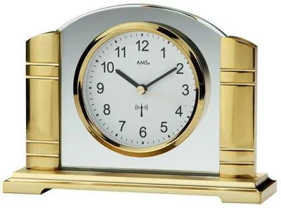 Tafelklock, analog, Metall, Messing, 1 Stück