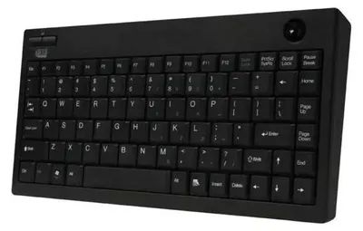 Produktbild von Adesso WKB-3100UB – kabellose Minitastatur mit integriertem Trackball
