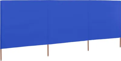 Obrázek produktu pro vidaXL 3-dílná větrná tkanina 400 x 80 cm Azure Blue