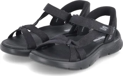 Produktbild von Skechers Damen Slip-Ins Sandalen GO WALK FLEX ILLUMINATE Schwarz Textil Größe: 38