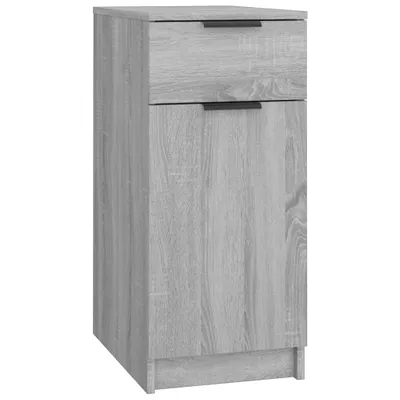 Zdjęcie produktu dla vidaXL Szafka pod biurko szara sonoma 33,5x50x75 cm Materiał drewnopochodny