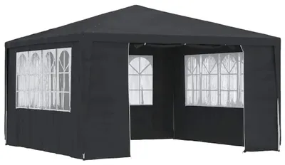 Produktbild von Tragbares Zelt – Gartenpavillon – Partyzelt – Gartenzelt – Eventzelt – Überdachung – 4x4 Meter