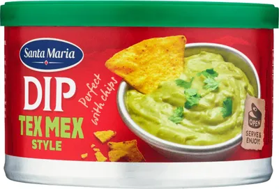 Produktbild von Santa Maria Dip Tex Mex Style Sauce mit Guacamole Geschmack 250g