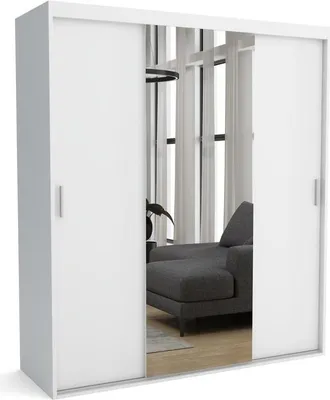 Image de Tapis de vestiaire FURNLUX A Blanc 170cm / Couleur principale : Blanc / Dimensions : 170 x 60 x 205 cm