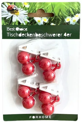 Immagine prodotto di Set di 4 portacopertine per frutta e tavola con decorazioni in Vetroceramica