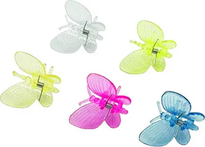 Produktbild von Schmetterlings-Orchideenclips 30 Stück, Pflanzenstielhaken Mit Farbvielfalt, Für Kletterpflanzen Und Orchideen An Bambusstäben Oder Leinen