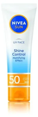 Obrázek produktu pro Nivea - Sun UV Face Shine Control SPF50 - Zmatňující opalovací krém na obličej 50ml