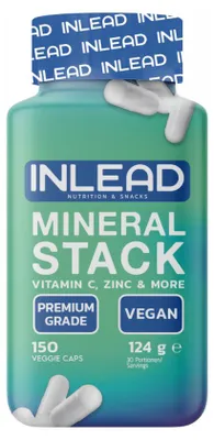 Produktbild von Inlead Mineral Stack (150 Caps) Unflavoured - Vitamine, Mineralien & Gesundheit - Mineralien