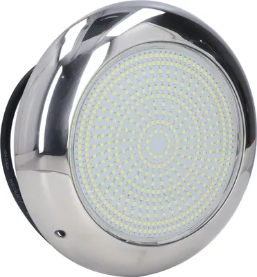 Produktbild von Edelstahl LED Pool Licht 12V 35W Weiße Farbe IP68 Wasserdichte LED Unterwasser Teich Lichter mit 468 Licht ChipsSchale ohne Muster