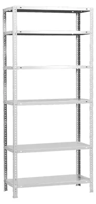 Image de Etagère Légère Avec Vis Comfort Mini 6/300 Blanc Blanc 2000x800x300 - Simonrack