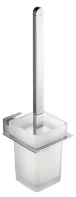 Productafbeelding van Aqualine APOLLO toiletborstel, hangend, melkglas, chroom