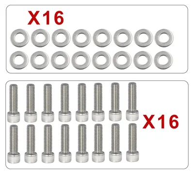 Image de KIT DE BOULONS DE COLLECTE D'ADMISSION BBC EN ACIER INOXYDABLE – Pièces de rechange pour CHEVY 396, 402, 427, 454 BIG BLOCK