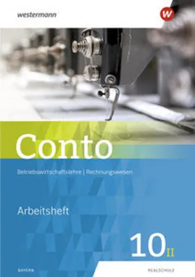 Produktbild von Conto 10II. Arbeitsheft. Für Realschulen in Bayern
