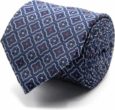 Produktbild von Herren Krawatte aus Seiden-Jacquard mit eingewebtem Muster für formelle Anlässe