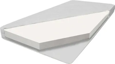 Produktbild von Kindermatratze für das Kinderbett - Abnehmbarer Bezug Weiß, Schaummatratze 60x120x5 cm