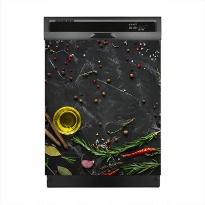 Produktbild von Magnete Dekorative 60x70 cm Küche Magnetmatte Spülmaschine - Gewürze Gemüse