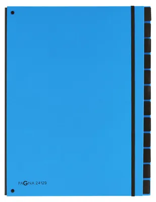 Produktbild von Pultordner 12-teilig hellblau Pagna, Ordner Set, Dokumentenmappe