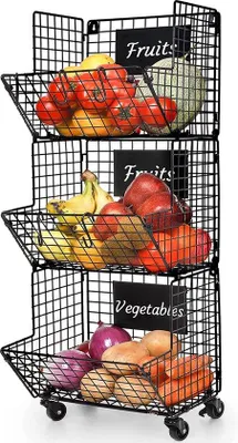 Image de Commode à fruits de luxe en bois