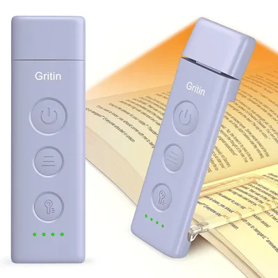 Productafbeelding van Oplaadbare Boekenlamp, Clip-on Boeken met 3 Oogbeschermende Modi