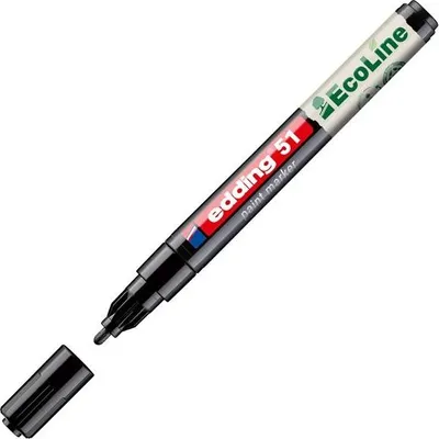 Produktbild von Edding Lackmarker wasserbasis 51 1-2 mm schwarz