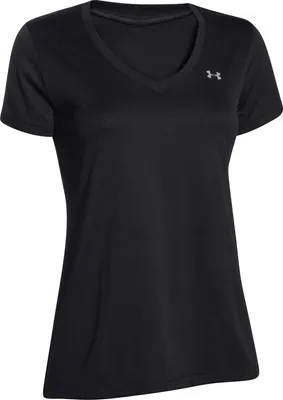Produktbild von UNDER ARMOUR Tech kurzarm Trainingsshirt Damen black M