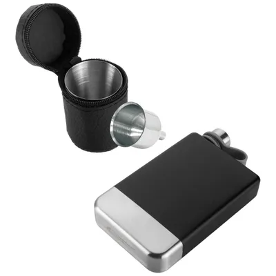 Produktbild von Schwarzwolf outdoor TAHAT Flachmann-Set 0,266l und 4 Pinnchen a 30 ml