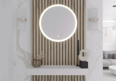 Image de Miroir mural XERION avec éclairage LED