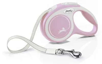 Image de Laisse sangle Flexi Comfort XS 3 m rose