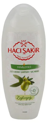 Produktbild von Shampoo & Haarspülung Haci Şakir 2-in-1 | Duschgel | Olivenöl | 500 ml