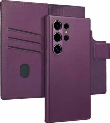 Immagine prodotto di Custodia pieghevole in pelle Accezz 2 in 1 con MagSafe per Samsung Galaxy S24 Ultra - Heath Purple