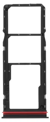 Produktbild von Clappio, SIM Kartenhalter Dual Nano-SIM + Micro-SD für Redmi 15C / Poco C85, Schwarz